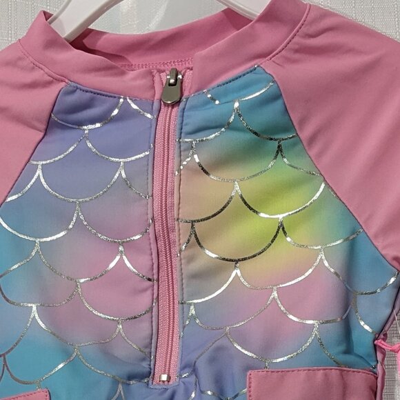 YOUNG HEART  Swim One  Piece Multi-Color  Size 3T NWT - Picture 2 of 5